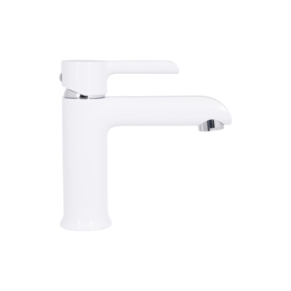 Змішувач для раковини Qtap Grand Chrome/White (QTGRAWCR001F)