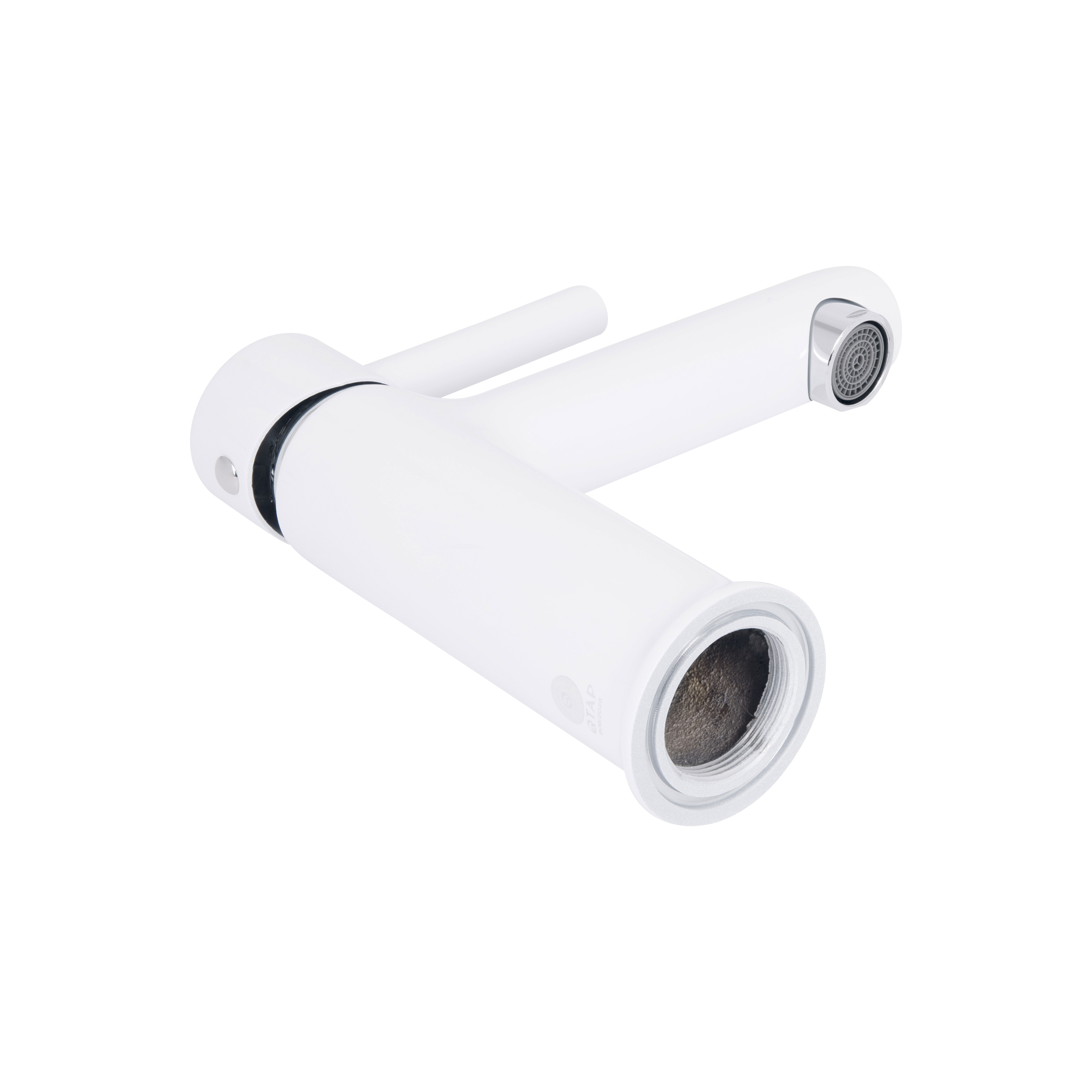 Змішувач для раковини Qtap Grand Chrome/White (QTGRAWCR001F)