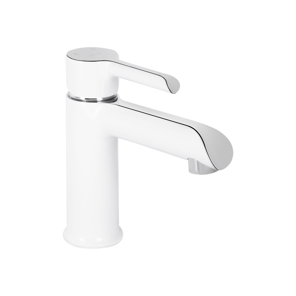 Змішувач для раковини Qtap Grand (з гігієнічним душем) Chrome/White (QTGRA272CRW45671)