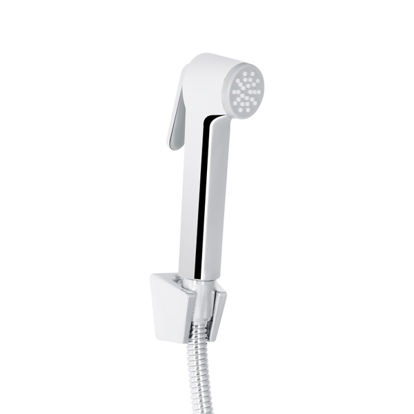 Змішувач для раковини Qtap Grand (з гігієнічним душем) Chrome/White (QTGRA272CRW45671)