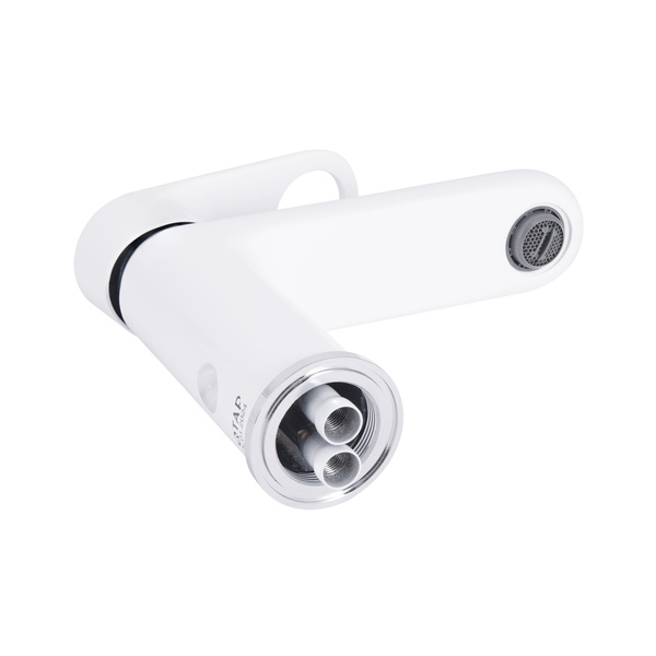 Змішувач для раковини Qtap Jay Chrome/White (QTJAY270CRW45551)