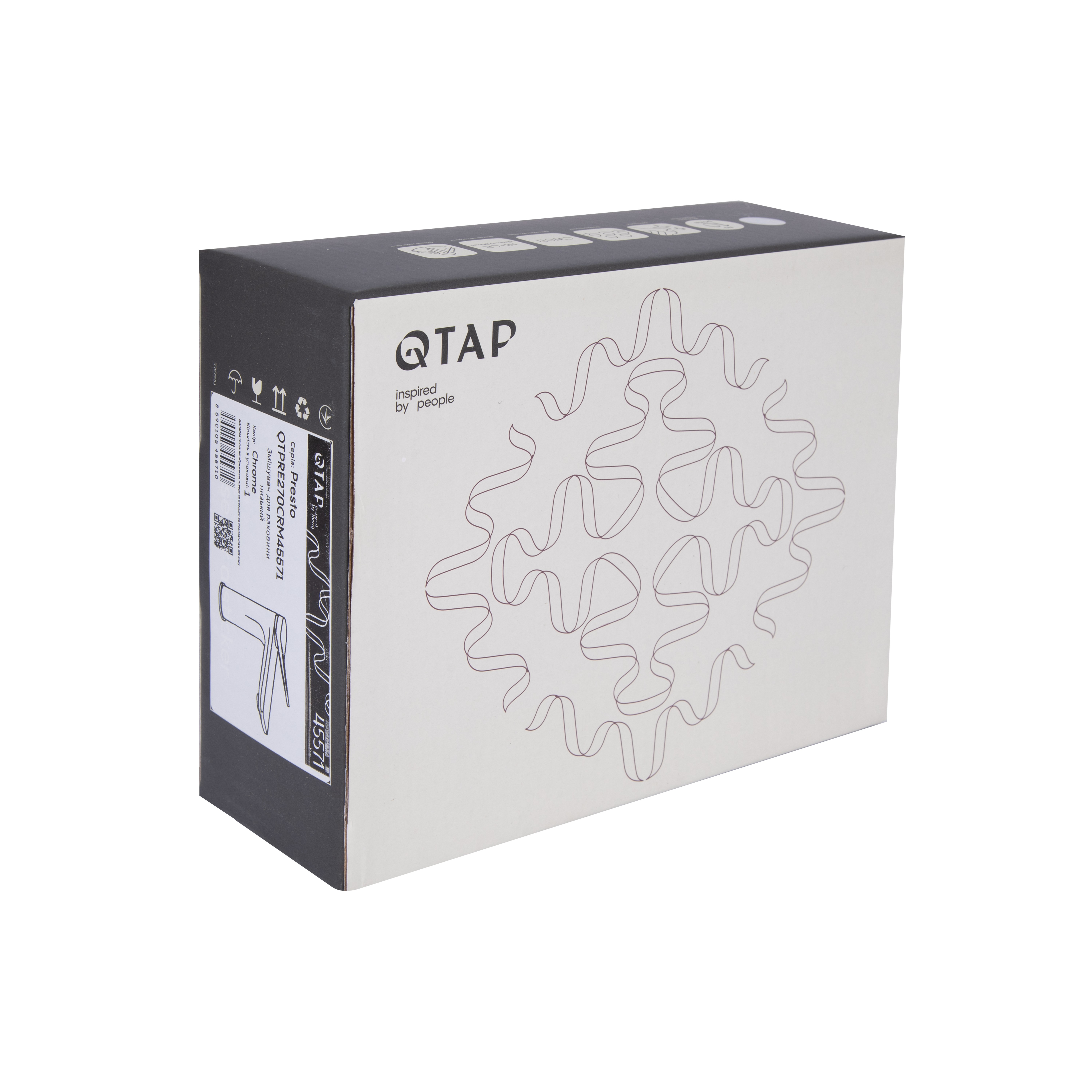 Змішувач для раковини Qtap Presto Chrome (QTPRE270CRM45571)