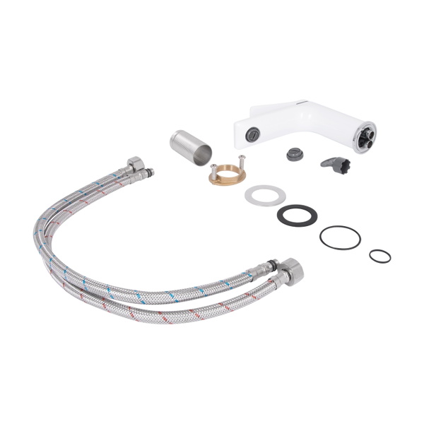 Смеситель для раковины Qtap Presto Chrome/White (QTPRE270CRW45576)