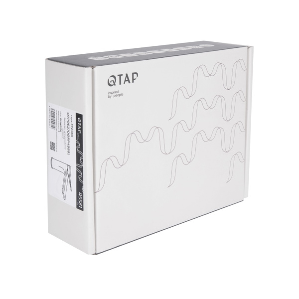 Змішувач для раковини Qtap Presto Gunmetal Black (QTPRE270GRP45581)