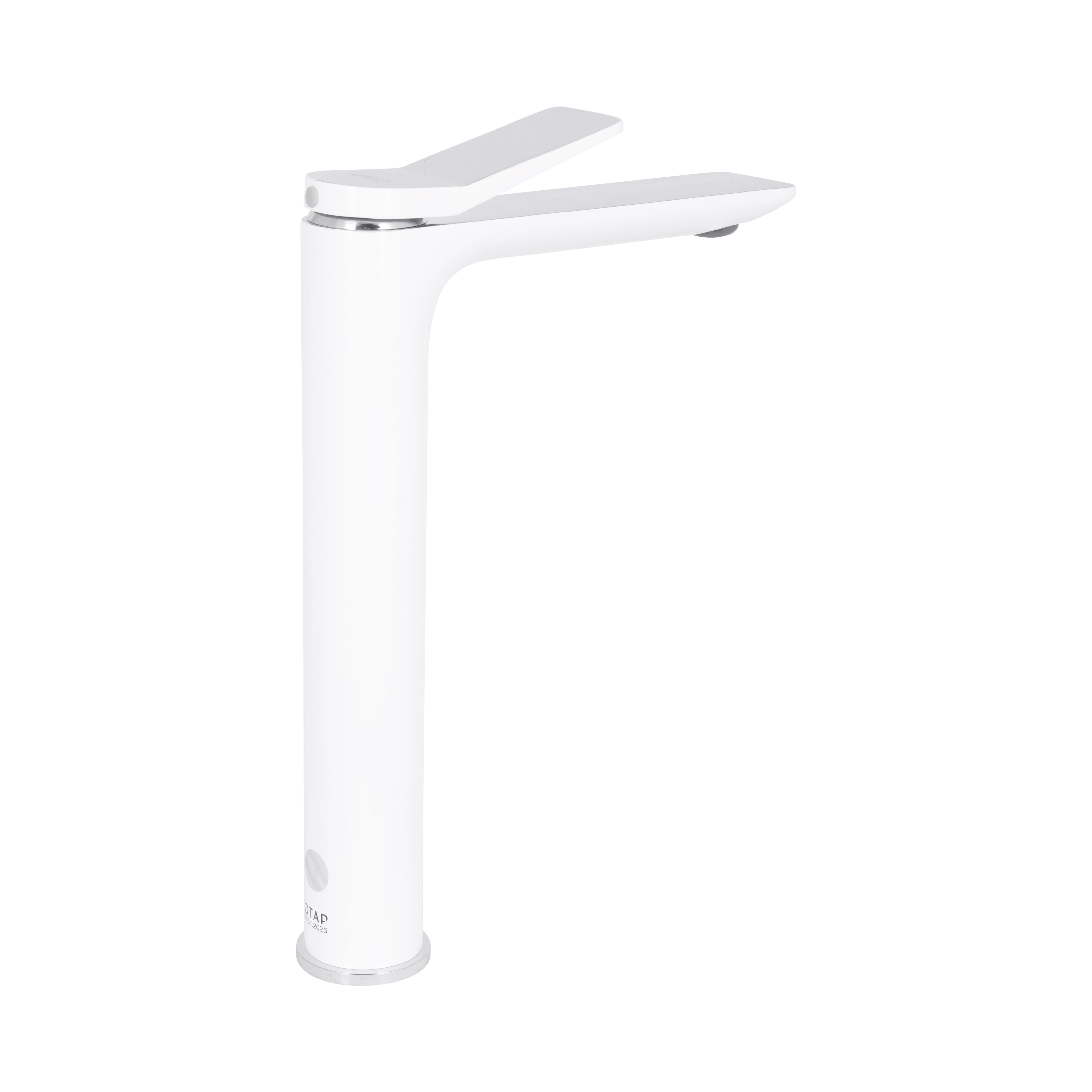 Змішувач для раковини Qtap Presto високий Chrome/White (QTPRE269CRW45577)