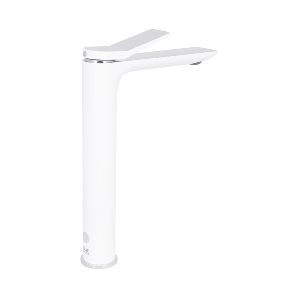 Змішувач для раковини Qtap Presto високий Chrome/White (QTPRE269CRW45577)