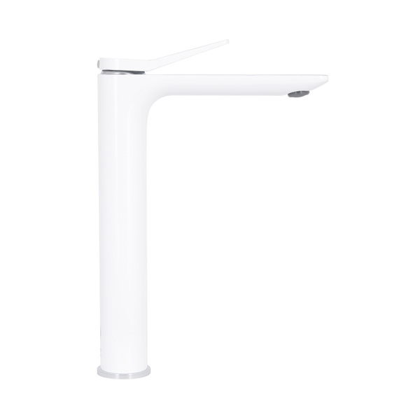 Змішувач для раковини Qtap Presto високий Chrome/White (QTPRE269CRW45577)