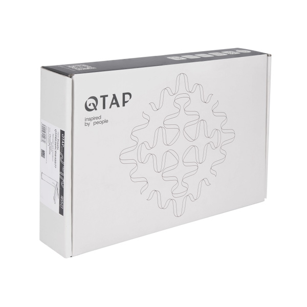 Змішувач для раковини Qtap Presto високий Chrome/White (QTPRE269CRW45577)