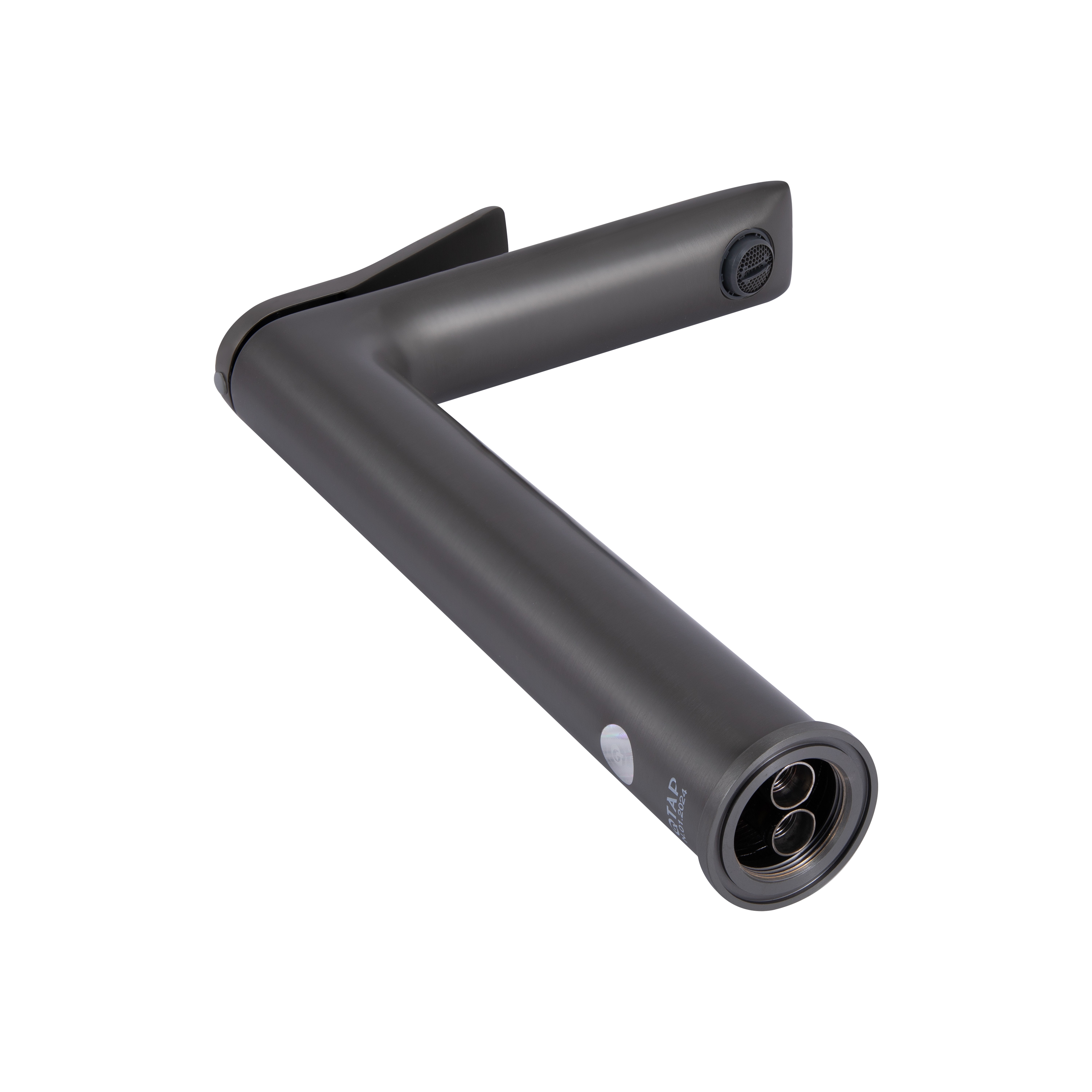 Змішувач для раковини Qtap Presto високий Gunmetal Black (QTPRE269GRP45582)