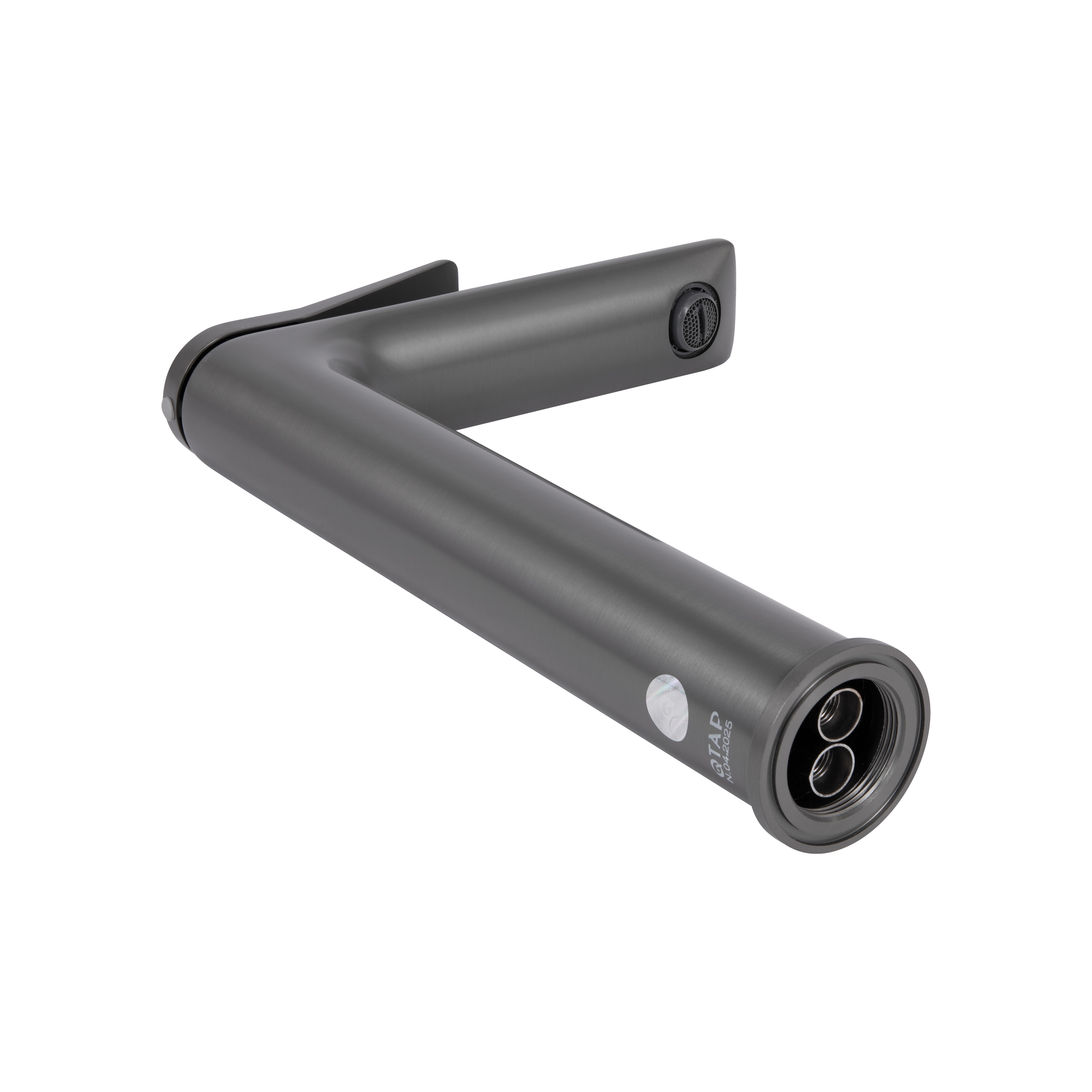 Змішувач для раковини Qtap Presto високий Gunmetal Black (QTPRE269GRP45582)