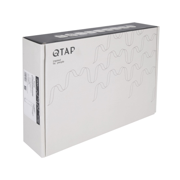 Змішувач для раковини Qtap Presto високий Gunmetal Black (QTPRE269GRP45582)