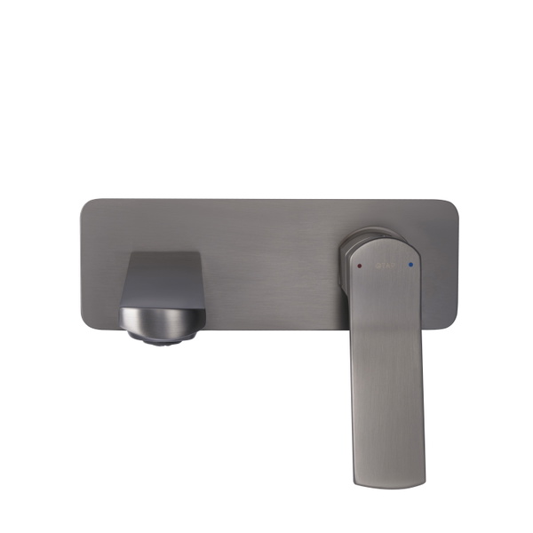 Змішувач для раковини Qtap Slavonice прихованого монтажу Gunmetal Black PVD (QTSLA273GMB45920)