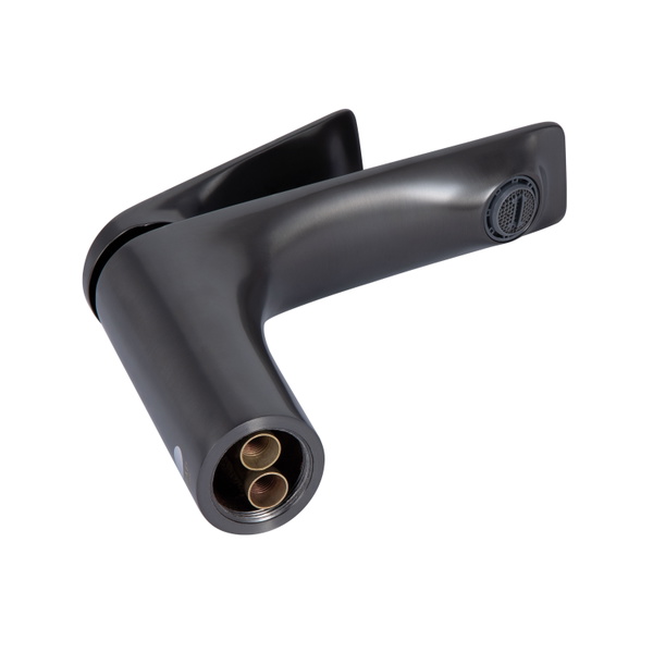 Змішувач для раковини Qtap Vlasta New Gunmetal Black PVD (QTVLA270GMB45641)