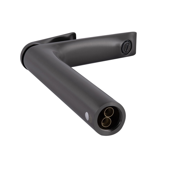 Змішувач для раковини Qtap Vlasta New високий Gunmetal Black PVD (QTVLA269GMB45653)