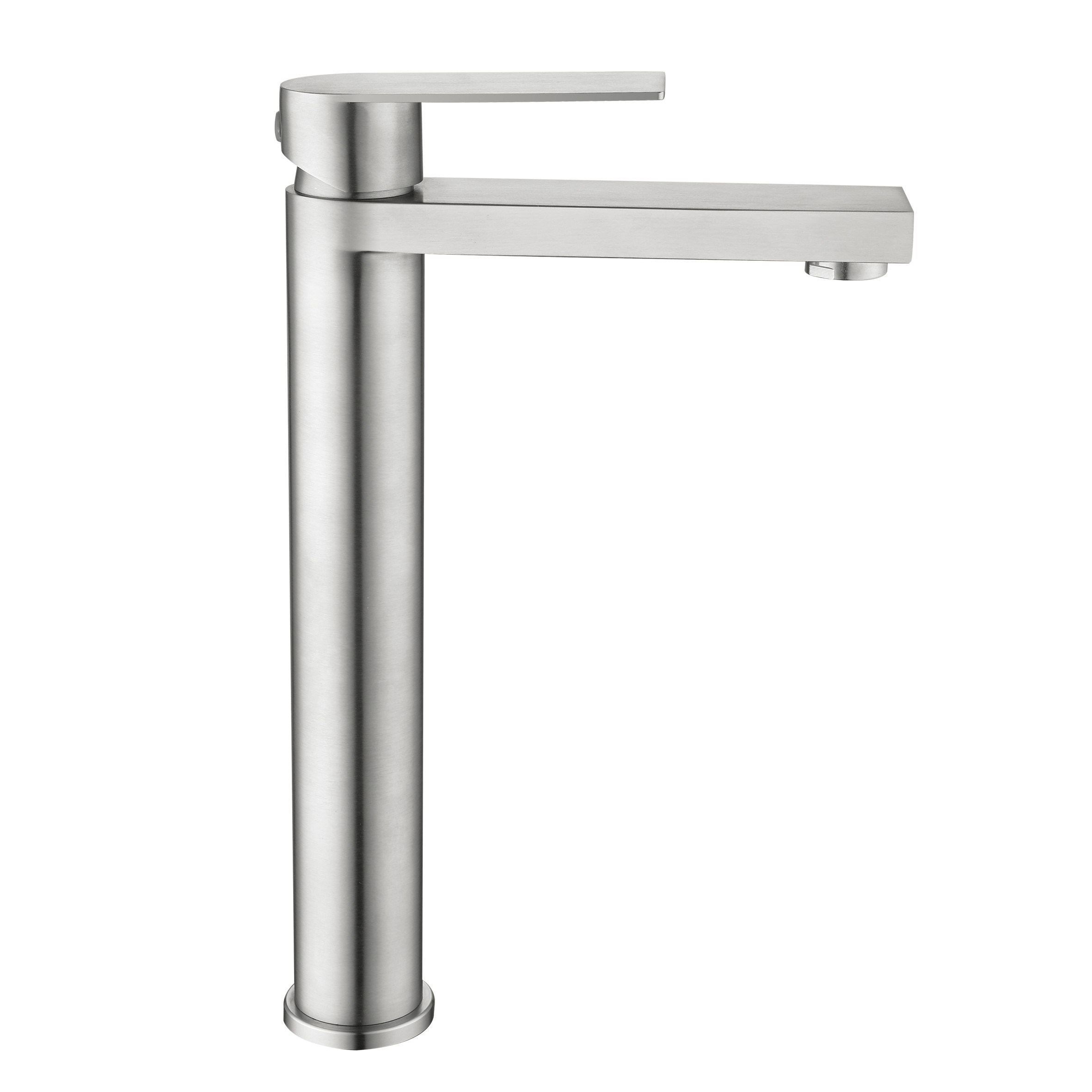 Смеситель для раковины высокий Lidz Nexus 001FH Nickel (k35) (LDNEX001FHNKS49185)