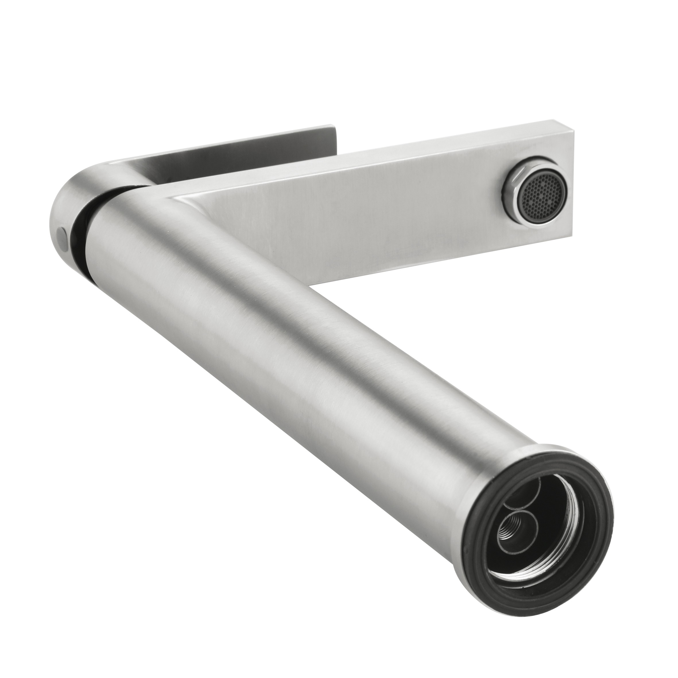 Смеситель для раковины высокий Lidz Nexus 001FH Nickel (k35) (LDNEX001FHNKS49185)