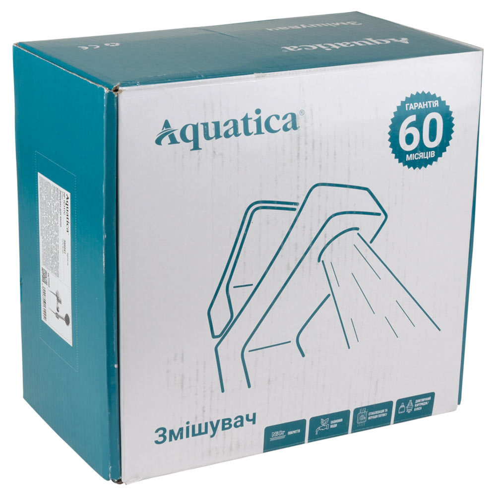 Смеситель для ванны Aquatica HF литой Ø35 мм