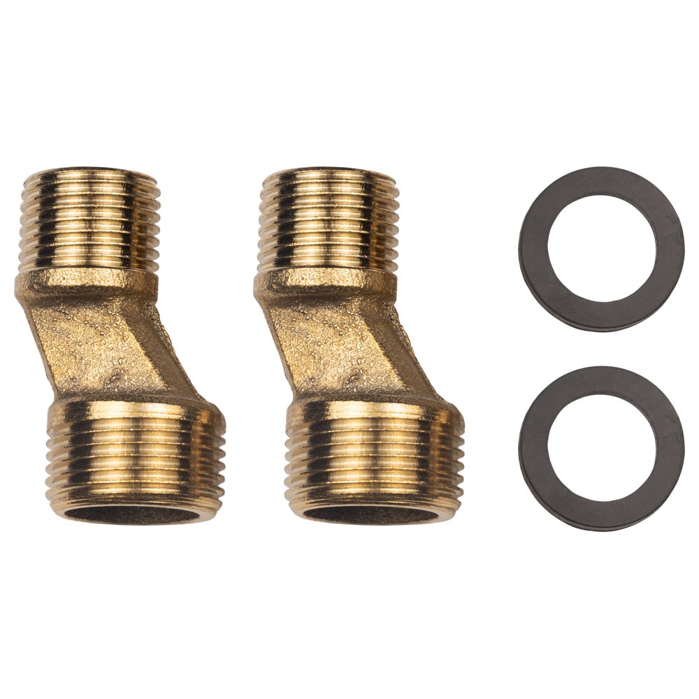 Змішувач для ванни Aquatica s30 прямий 350мм дивертор вбудований картриджний Ø35 мм