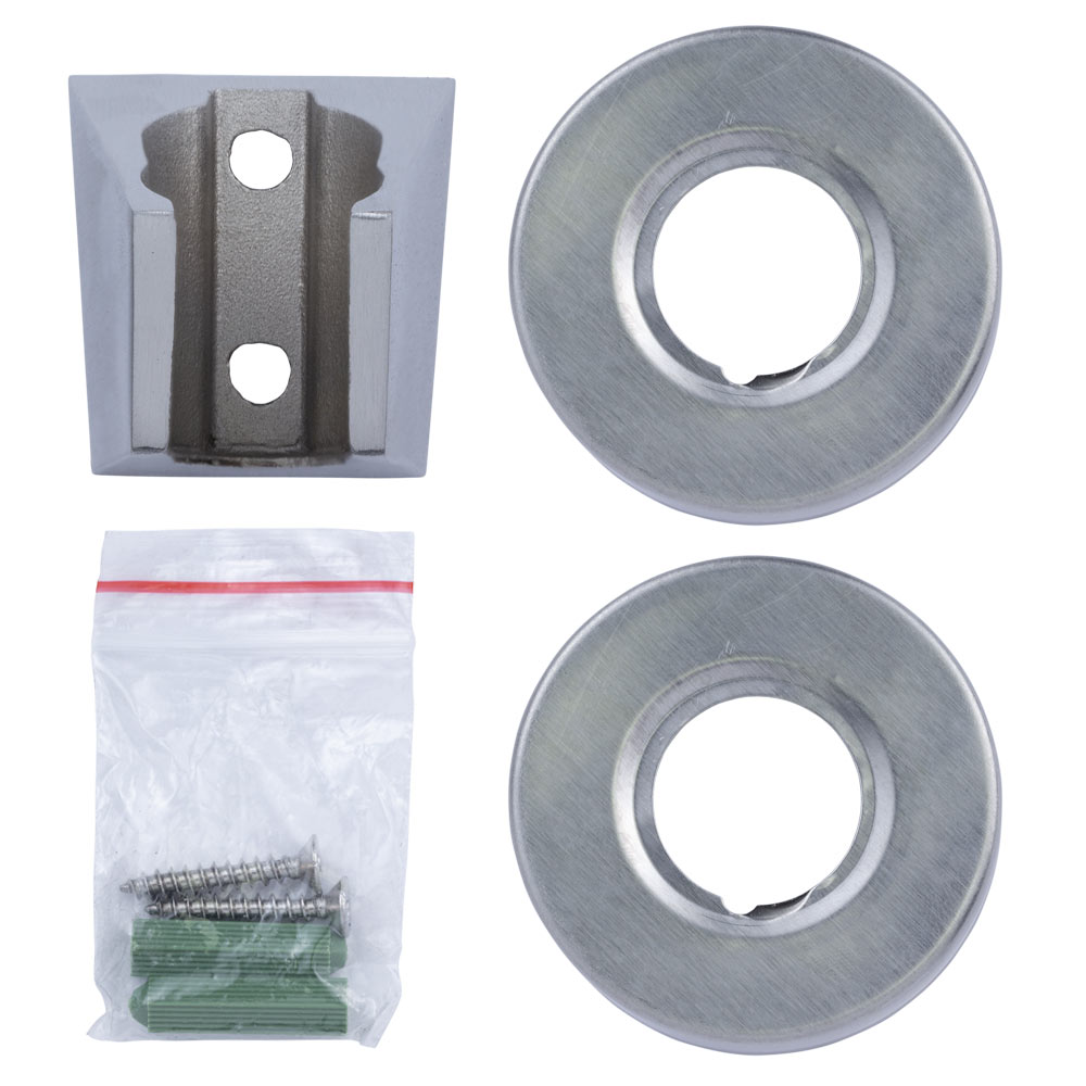 Змішувач для ванни Aquatica SS HT гусак прямий 100 мм дивертор вбудований картриджний Ø35 мм