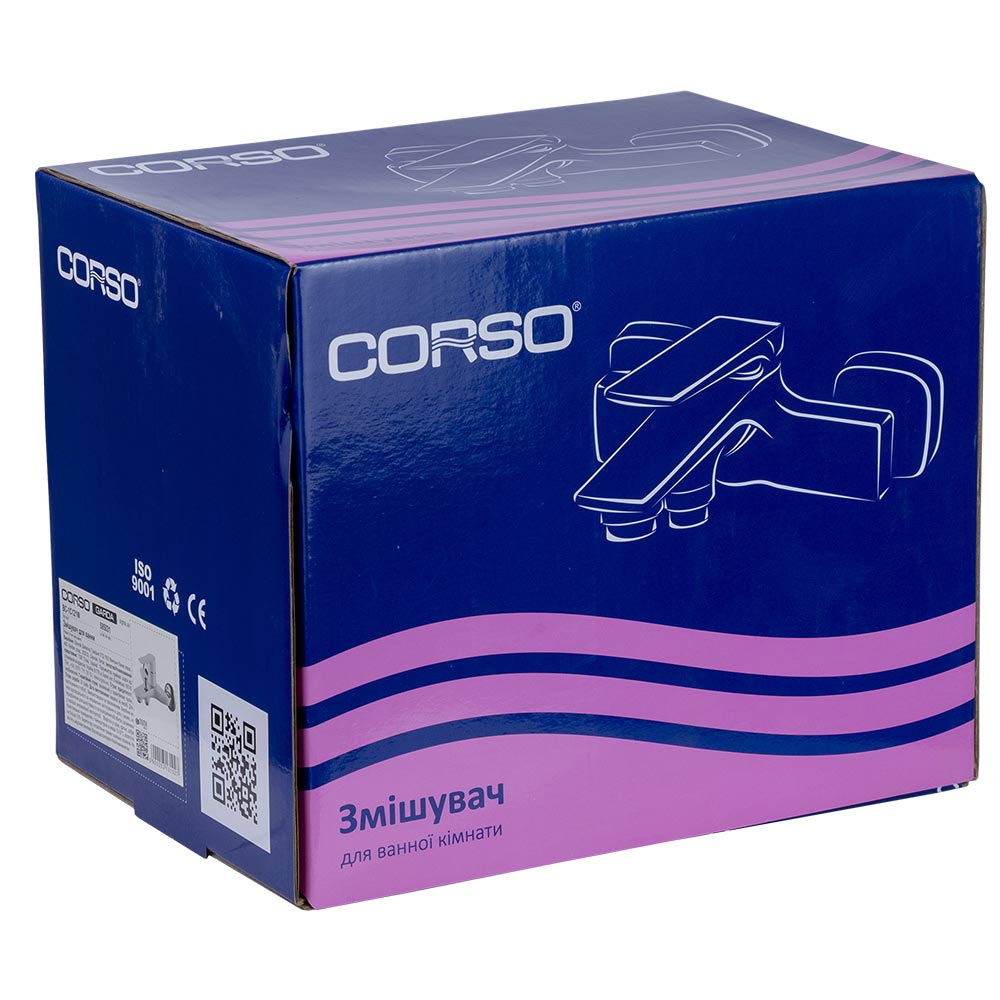 Змішувач для ванни Corso Garda литий Ø35 мм