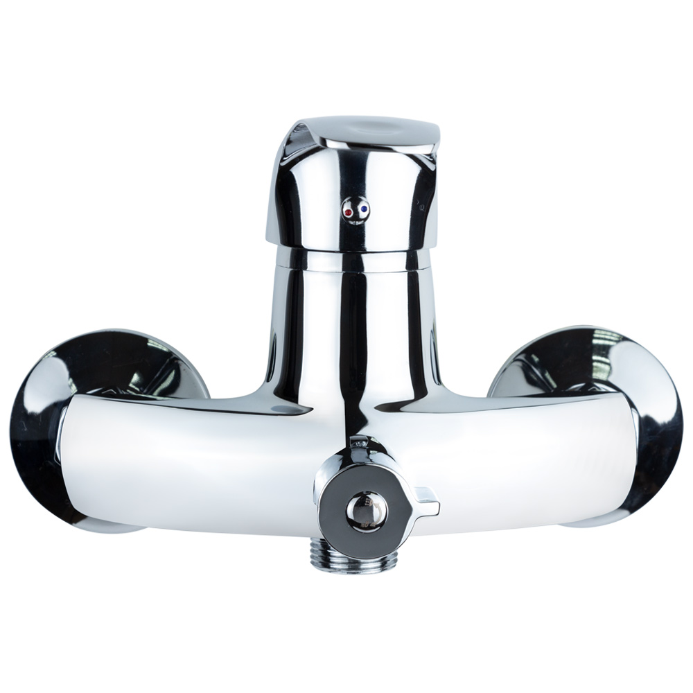 Змішувач для ванни TAU s40 вилив прямий 350мм дивертор вбудований картриджний Ø40 мм