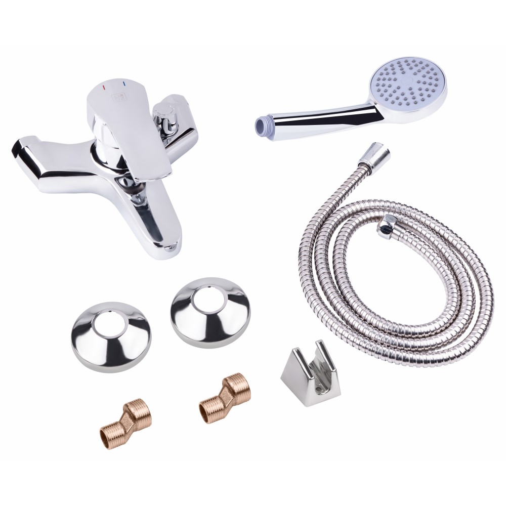 Змішувач для ванни Lidz Anny 006 (з душовим гарнітуром) (k40) Chrome (LDANN006CRM35121)
