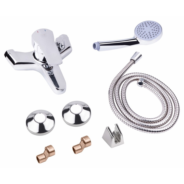 Змішувач для ванни Lidz Anny 006 (з душовим гарнітуром) (k40) Chrome (LDANN006CRM35121)
