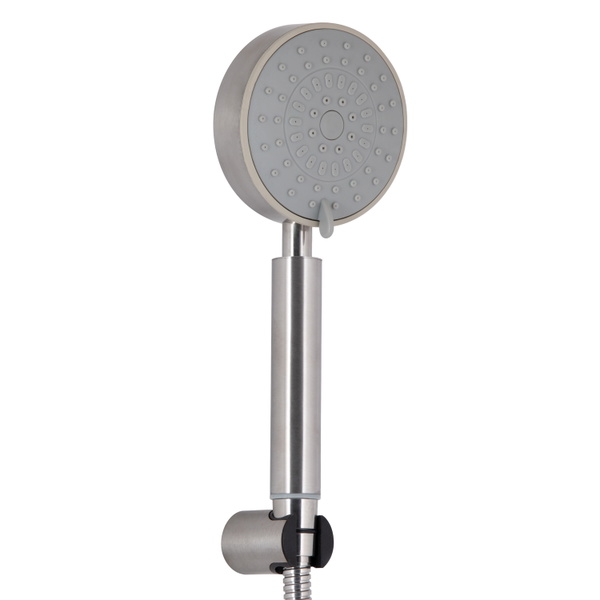 Змішувач для ванни Lidz Luna 005 (з душовим гарнітуром) (k35) Nickel (LDLUN005NKS46093)