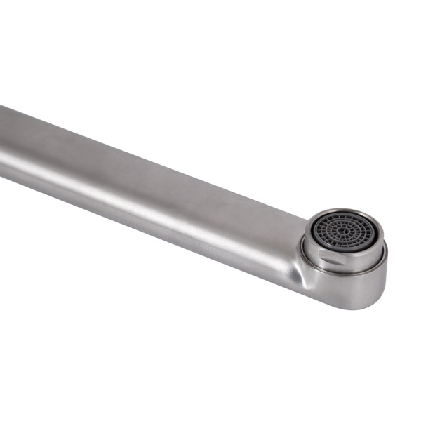 Змішувач для ванни Lidz Luna 005 (з душовим гарнітуром) (k35) Nickel (LDLUN005NKS46093)
