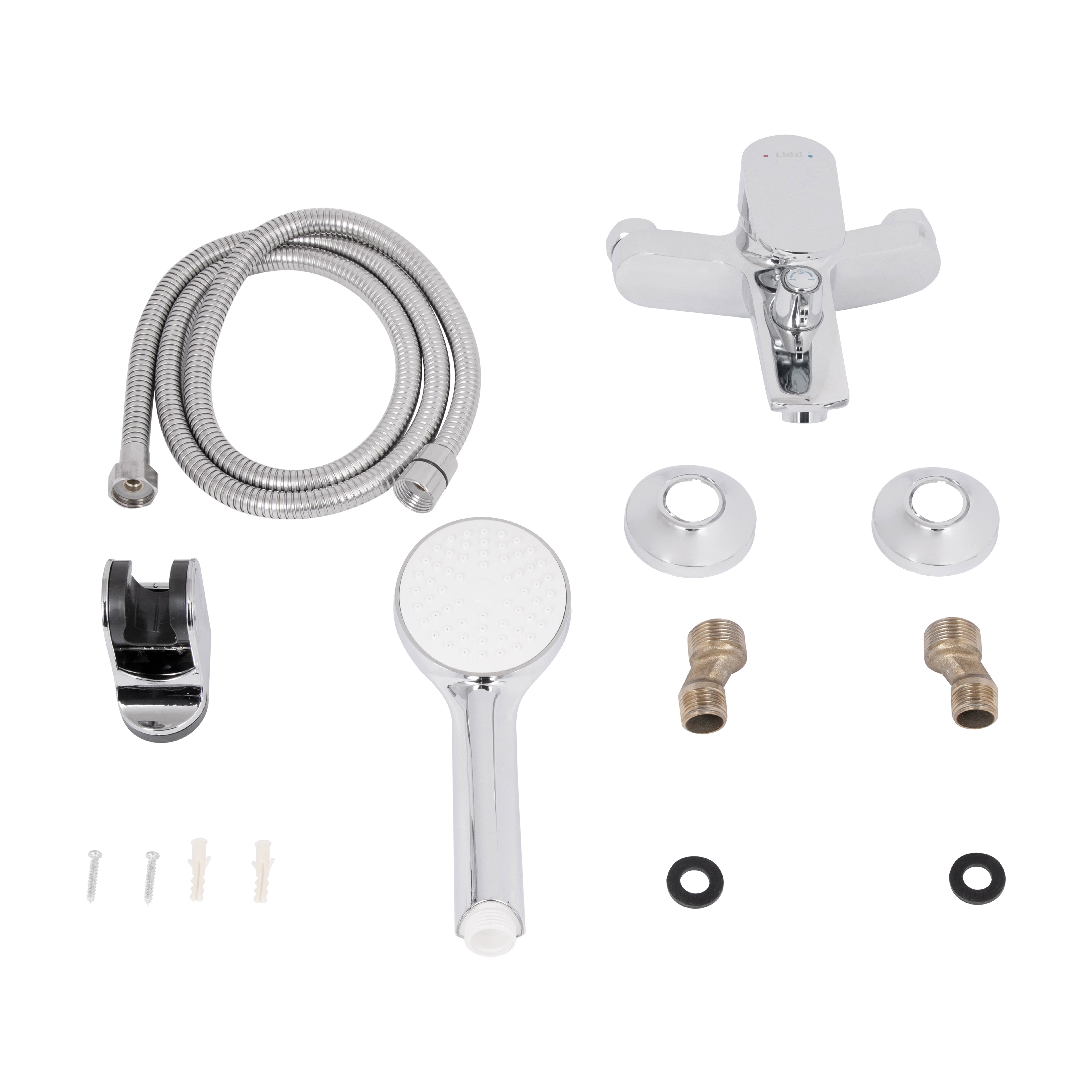 Змішувач для ванни Lidz Tani 0061 (з душовим гарнітуром) (k40) Chrome (LDTAN0061CRM44963)