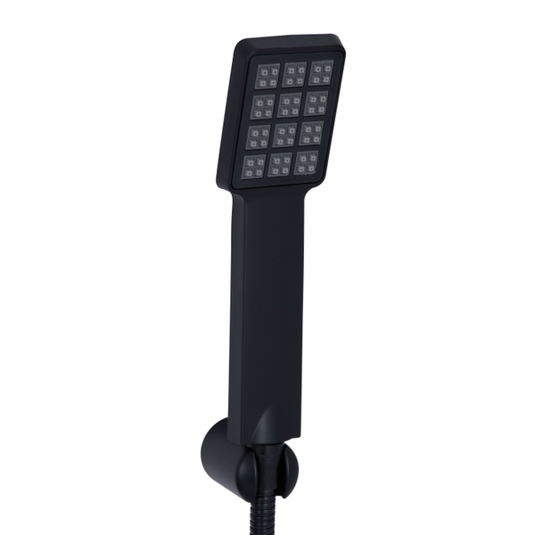 Змішувач для ванни Lidz Wawel 006 (з душовим гарнітуром) (k35) Black (LDWAW006BLA45393)