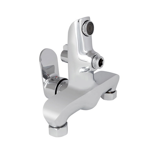Змішувач для ванни Lidz Wieza 006 (з душовим гарнітуром) (k35) Chrome (LDWIE006CRM45410)