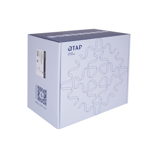 Змішувач для ванни Qtap Capricorn із душовим гарнітуром Chrome (k35) (QTCAP3060102C48222)
