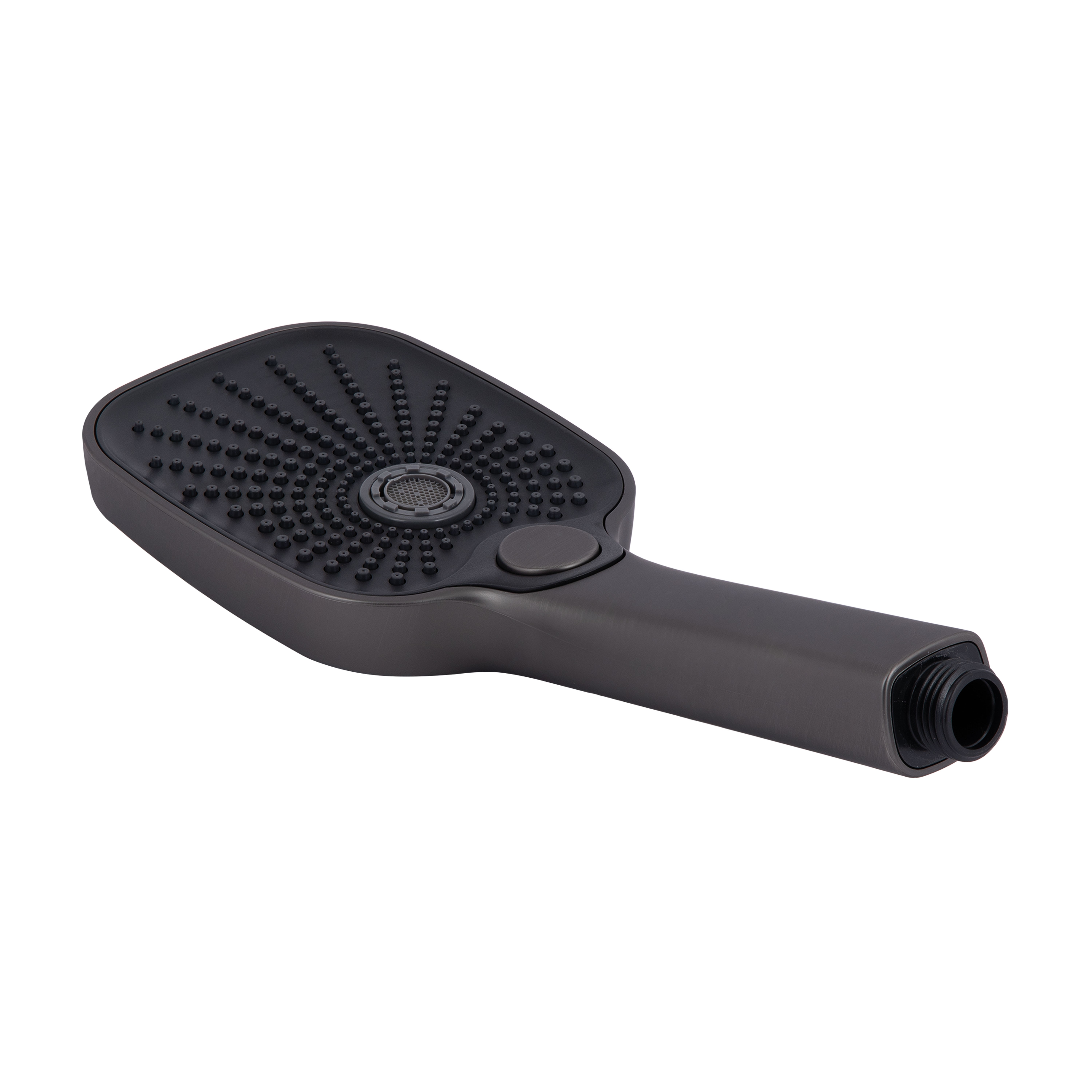 Змішувач для ванни Qtap Gemini (з душовим гарнітуром) Gunmetal Black PVD (QTGEM259GMB45684)