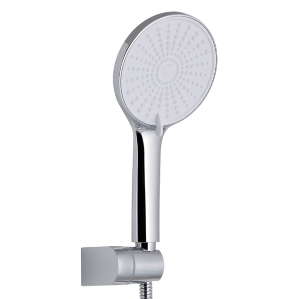 Змішувач для ванни Qtap Jay (з душовим гарнітуром) Chrome/White (QTJAY259CRW45553)