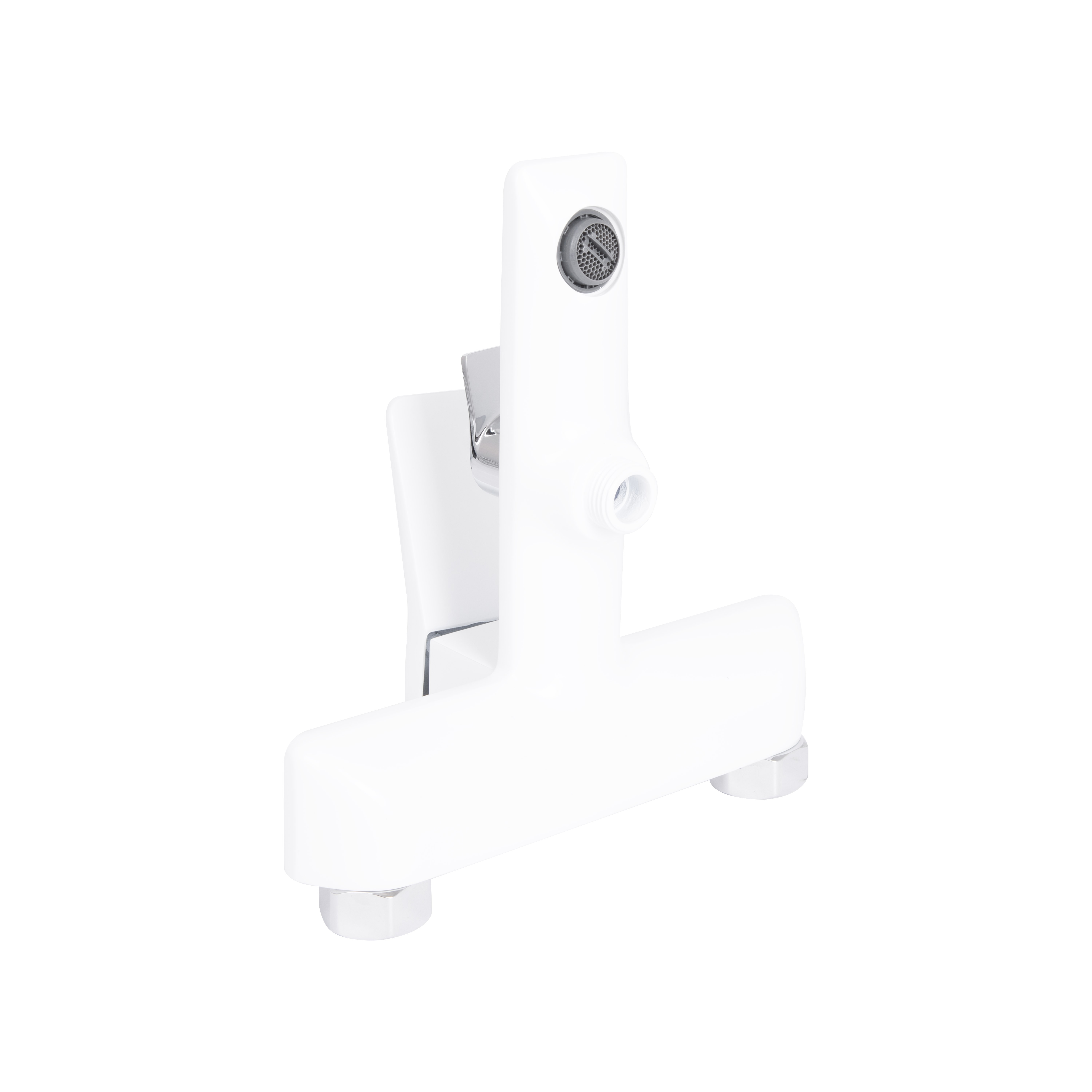 Змішувач для ванни Qtap Presto (з душовим гарнітуром) Chrome/White (QTPRE259CRW45579)