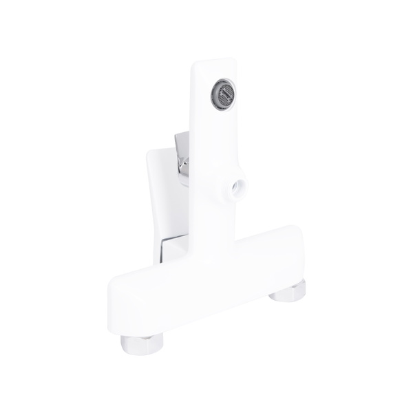 Змішувач для ванни Qtap Presto (з душовим гарнітуром) Chrome/White (QTPRE259CRW45579)