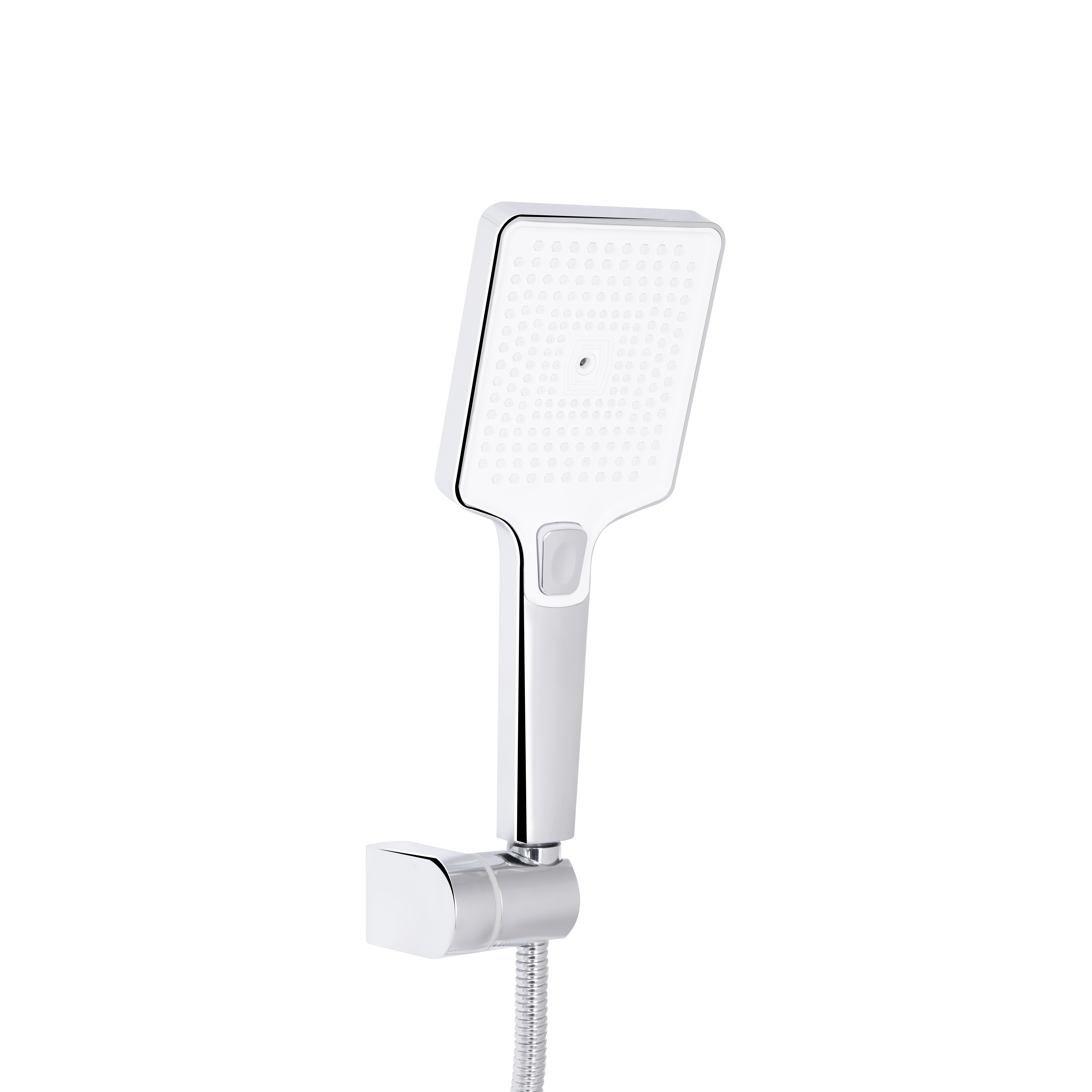 Змішувач для ванни Qtap Presto (з душовим гарнітуром) Chrome/White (QTPRE259CRW45579)