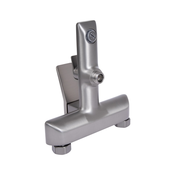 Змішувач для ванни Qtap Presto (з душовим гарнітуром) Gunmetal Black (QTPRE259GRP45584)