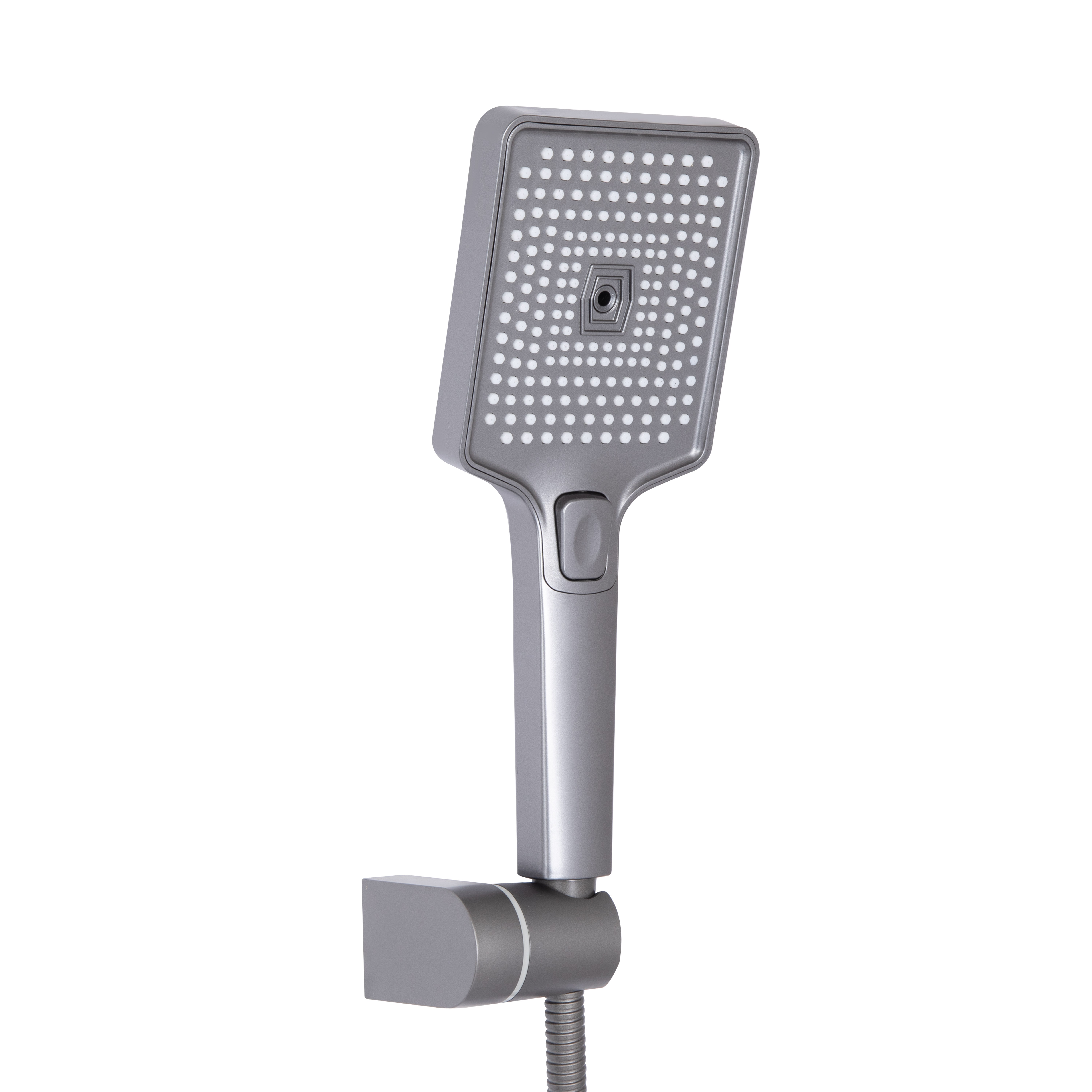 Змішувач для ванни Qtap Presto (з душовим гарнітуром) Gunmetal Black (QTPRE259GRP45584)