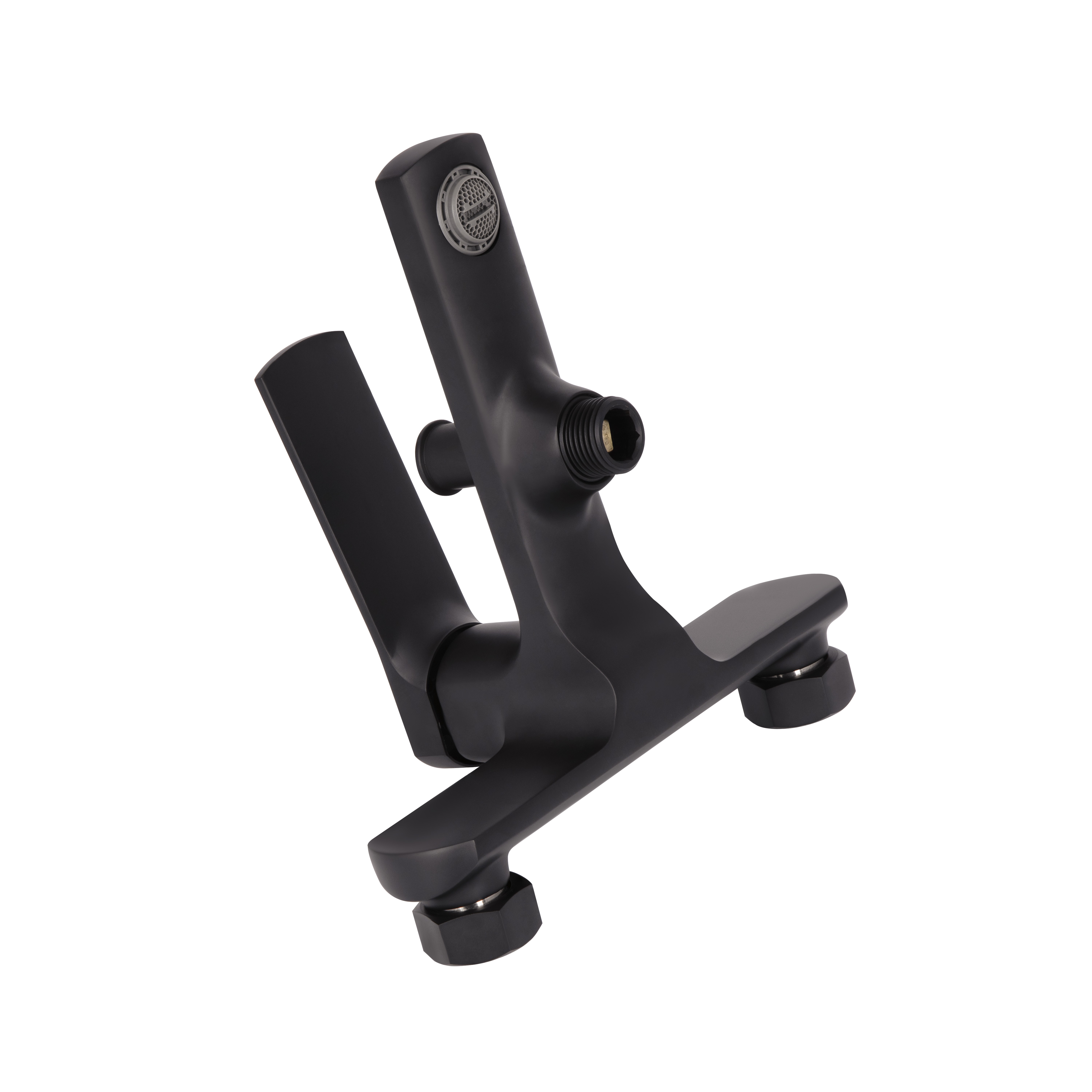 Змішувач для ванни Qtap Slavonice Black Matt (QTSLA259BLM45918)