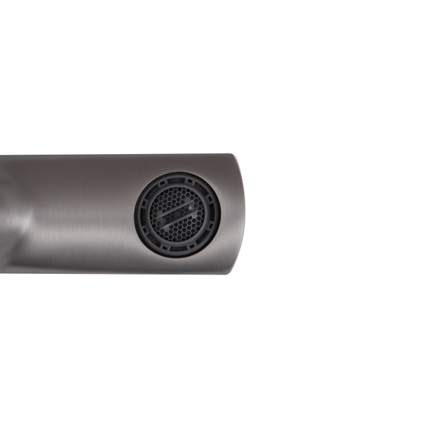 Смеситель для ванны Qtap Slavonice (c душевым гарнитуром) Gunmetal Black PVD (QTSLV259GMB48035)
