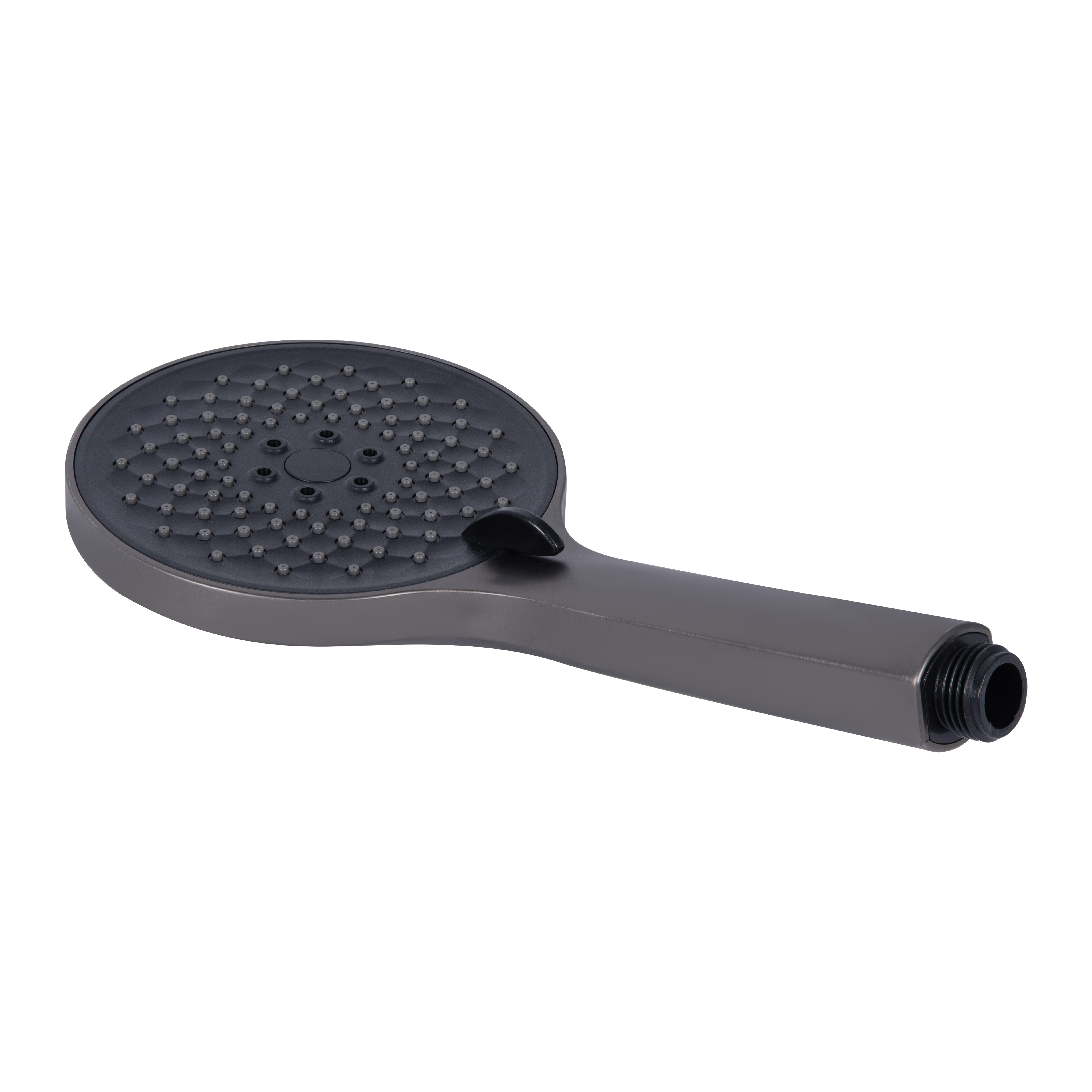 Змішувач для ванни Qtap Vlasta New (з душовим гарнітуром) Gunmetal Black PVD (QTVLA259GMB45643)