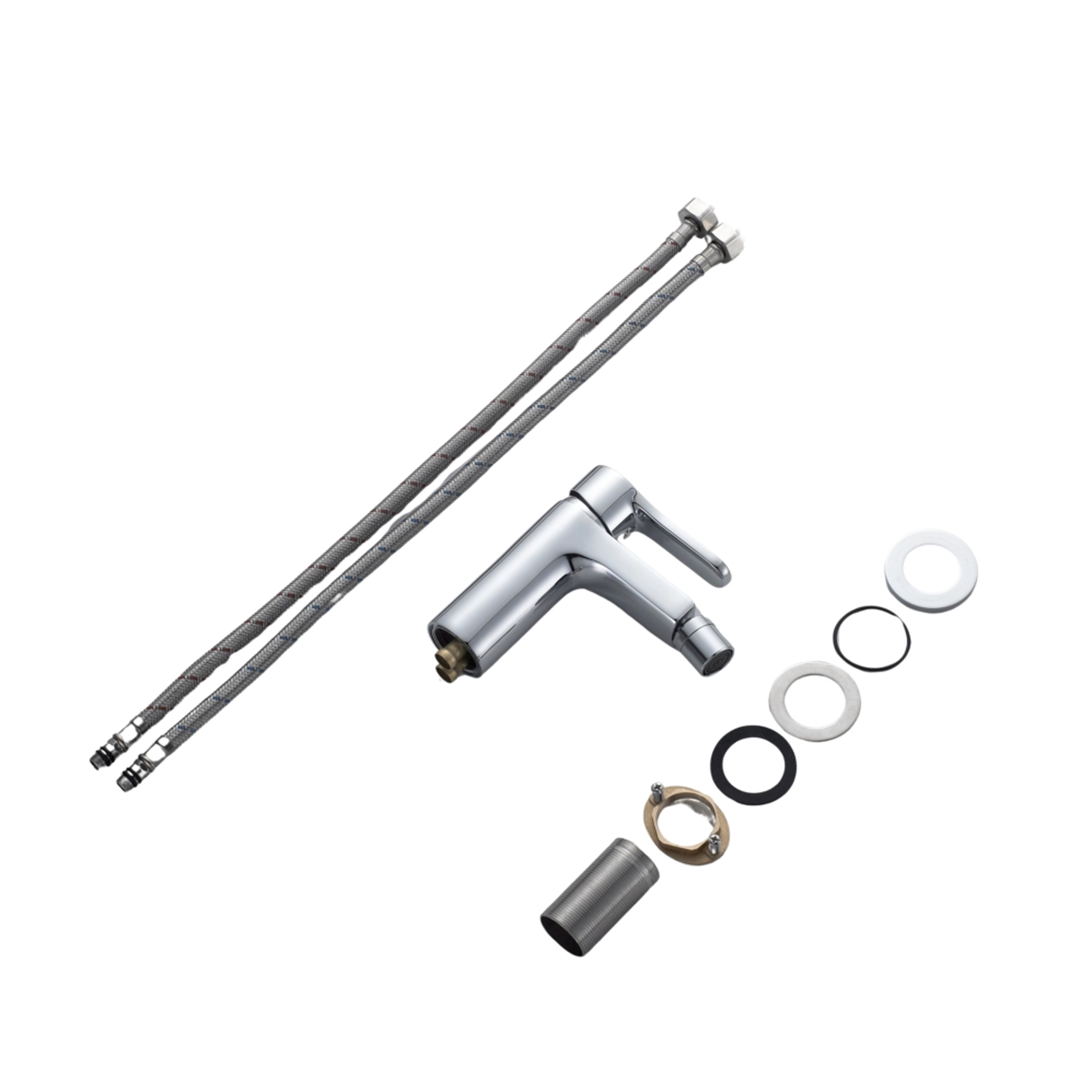 Змішувач латунний для біде Lidz Astra 001AF (k35) Chrome (LDAST001AFCRM48089)