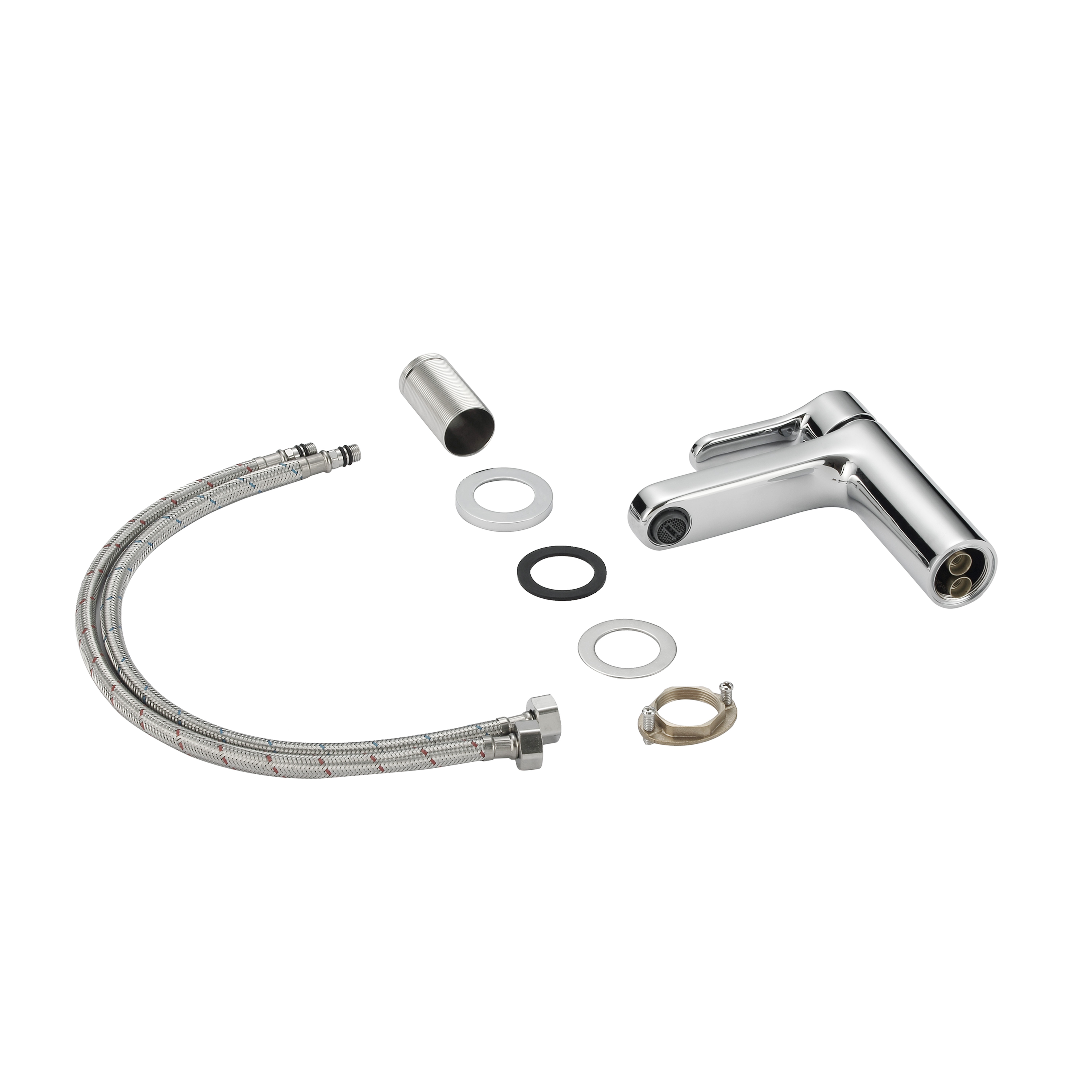Змішувач латунний для раковини Lidz Astra 001F (k35) Chrome (LDAST001FCRM48085)