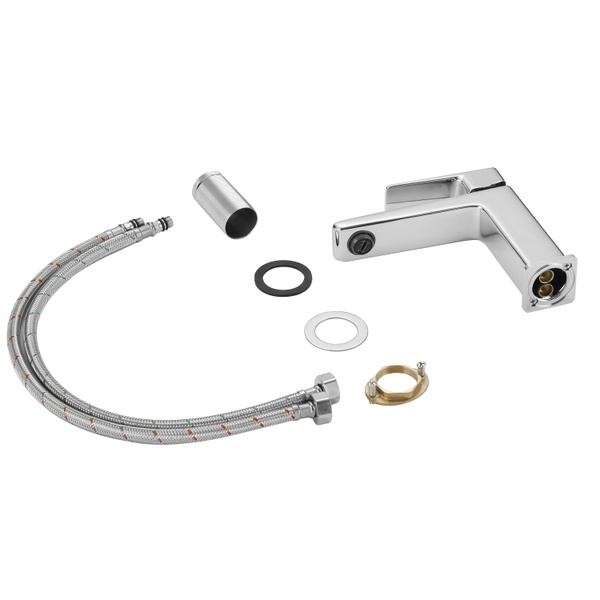 Змішувач латунний для раковини Lidz Orion 001F (k25) Chrome (LDORI001FCRM48091)