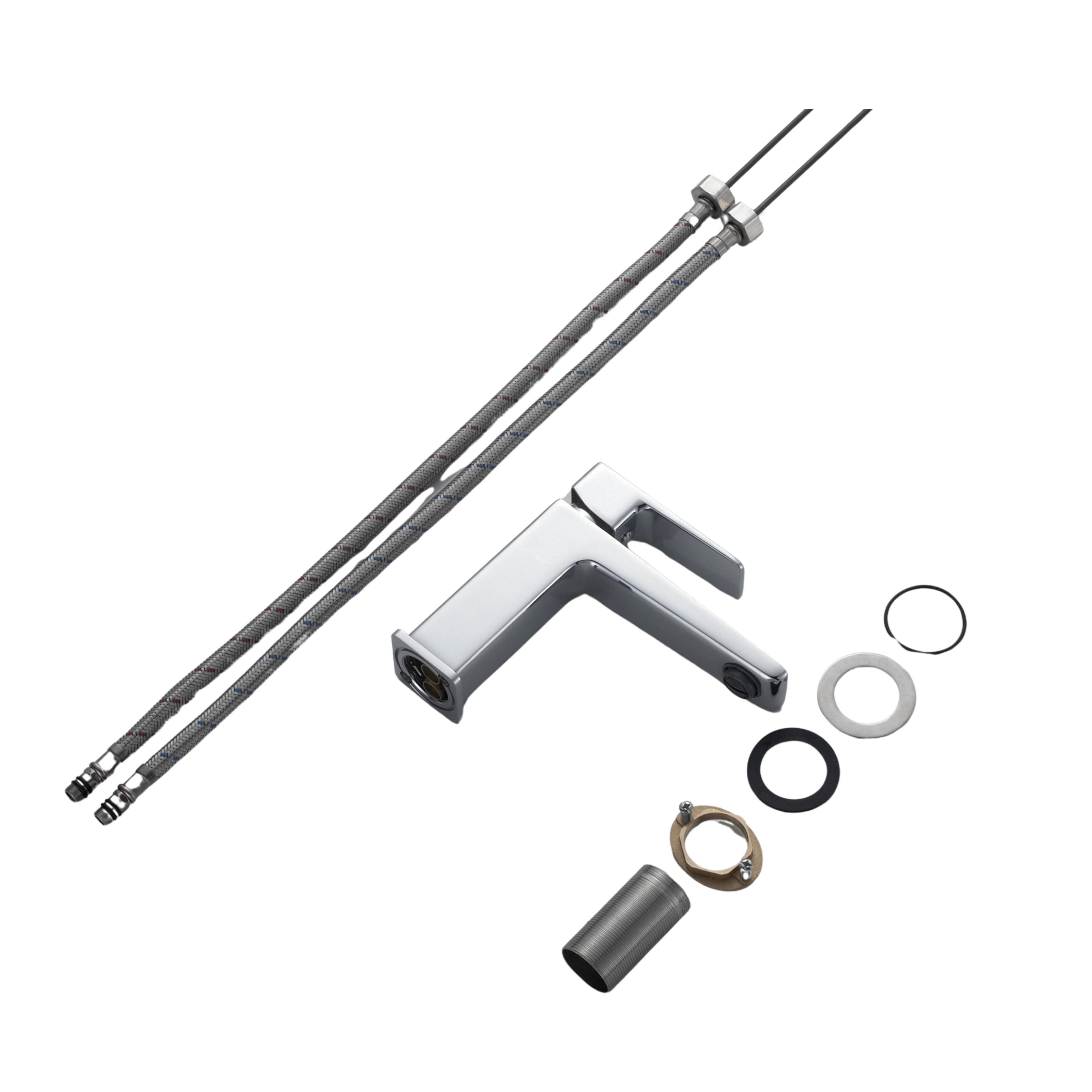 Змішувач латунний для раковини Lidz Orion 001F (k25) Chrome (LDORI001FCRM48091)