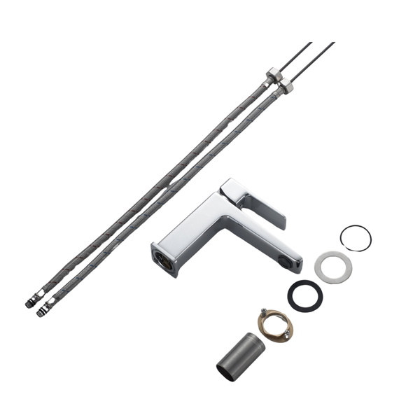Змішувач латунний для раковини Lidz Orion 001F (k25) Chrome (LDORI001FCRM48091)