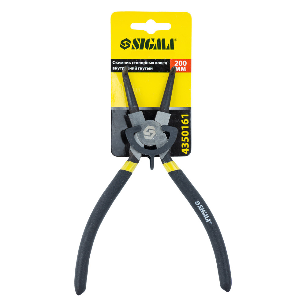 Знімач стопорних кілець Sigma 200 мм (внутрішні гнуті)