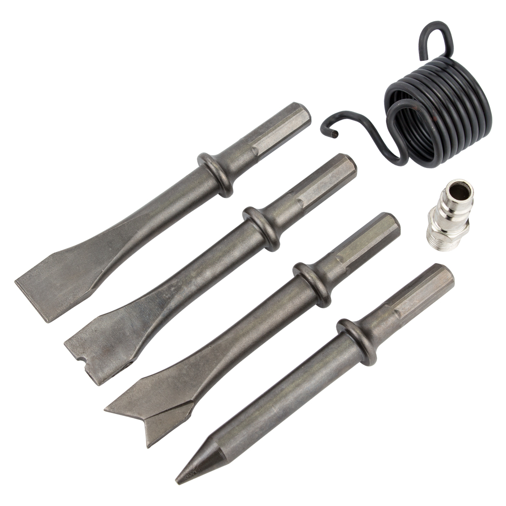 Зубило Sigma пневматическое с набором насадок